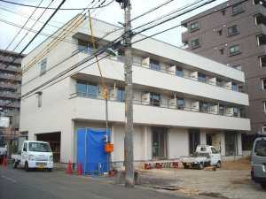 耐震工法テクノストラクチャーで建築したオーナー住宅兼１Rマンション（埼玉県川口市）