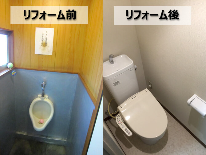 作業場のトイレリフォーム（埼玉県川口市）