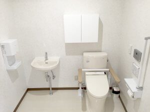バリアフリーを意識したトイレ