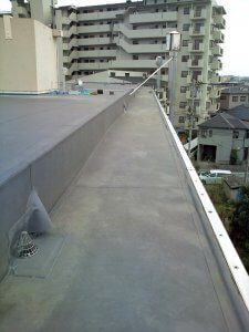 修繕後の排水口の外観