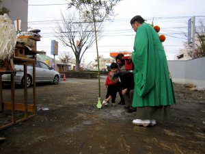 地鎮祭の風景