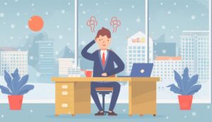 冬なのに会社が暑いのはなぜ？